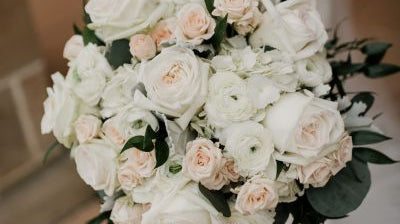 Blush & Cream Wedding Flower Preservation // Stephanie & Mark